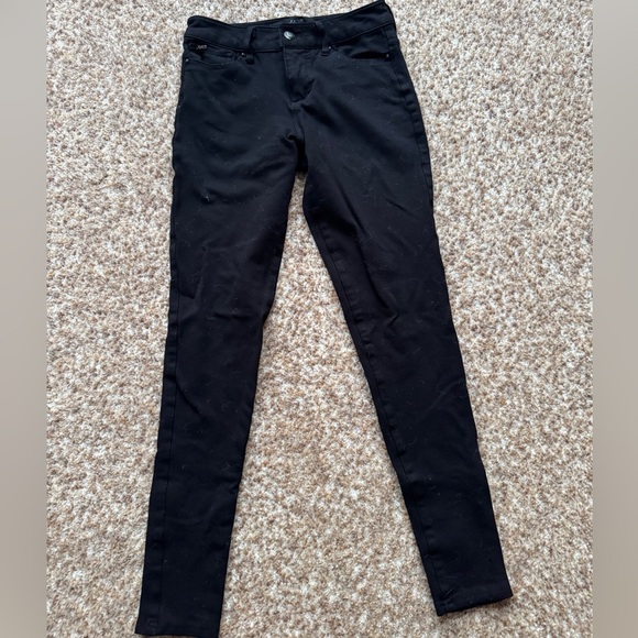 NWT Michael Kors Selma High Rise Skinny-Leg Jeans, Black Size 00 - Picture 1 of 4